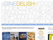 Tablet Screenshot of dinedelish.com